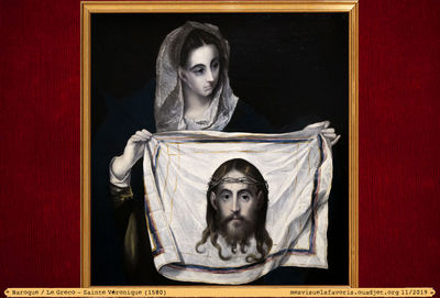 Le Greco -1580- Sainte VÃ©ronique
