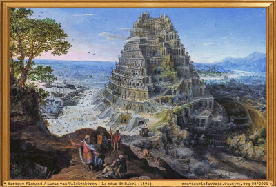 van Valckenborch -1595- Tour de Babel
