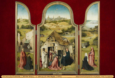 Bosch J -1495- Adoration des Mages
