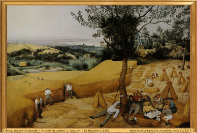 Brueghel P A -1565- Moisson
