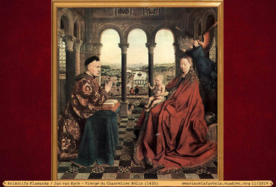 van Eyck -1435- Vierge Rolin
