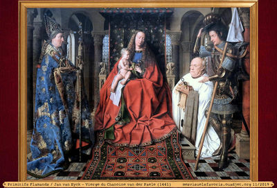 van Eyck -1441- Vierge Chanoine
