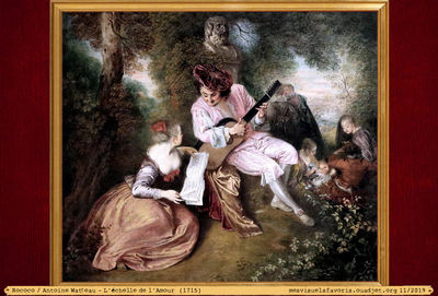 Watteau A -1715- Echelle de Amour
