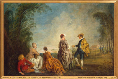 Watteau A -1716- Proposition Embarrassante
