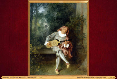 Watteau A -1720- Mezzetin
