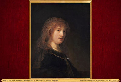 Rembrandt -1634- Saskia
