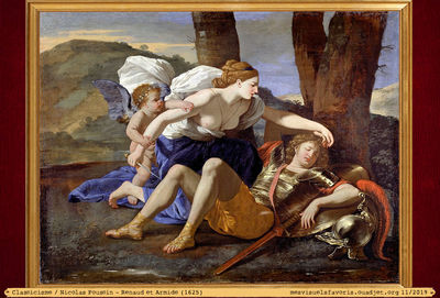 Poussin N -1625- Renaud et Armide

