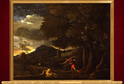 Poussin N -1626- Mort Eurydice
