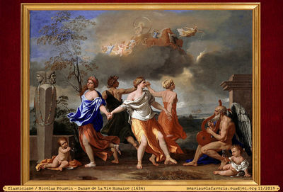 Poussin N -1634- Danse Vie Humaine
