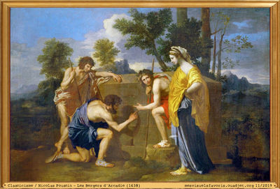 Poussin N -1638- Bergers Arcadie
