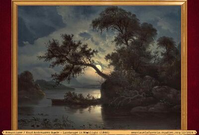Baade -1846- Landscape Moonlight
