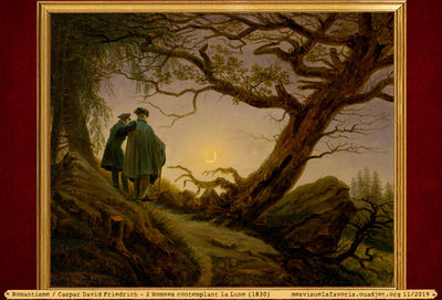 Friedrich CD -1830- 2 Hommes lune
