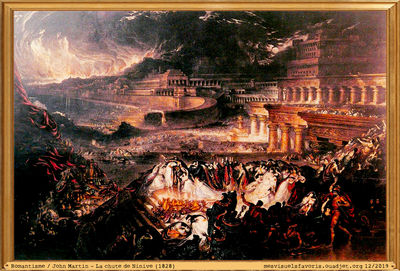 Martin J -1828- Fall of Nineveh
