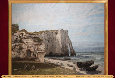 Courbet G -1870- Falaise Etretat
