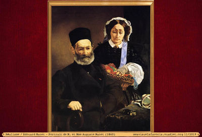 Manet E -1860- Portrait Parents
