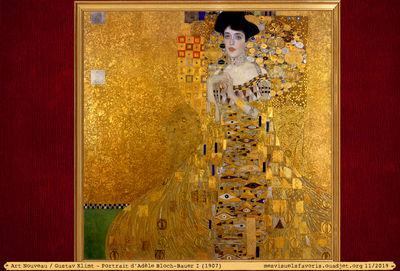 Klimt G -1907- Portrait Adele Bloch-Bauer
