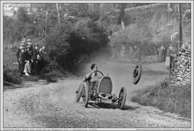 Pays Galles 1924 Raymond Mays Caerphilly Mountain Hill Race
