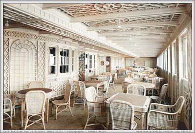 Titanic 1912 Cafe Parisien
