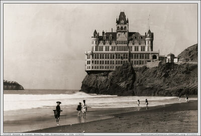 USA 1905 San Francisco Cliff house
