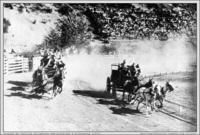 USA 1932 Course de vieilles diligences
