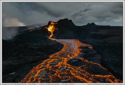 Eruption 2021-03 Fagradalsfjall Islande 
